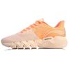 New LiNing LN Fle Abrasion Resistant Shock Absorbers Low Top Casual Shoes Women's Neon Orange Pink ARKQ006-3