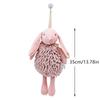 Cute Bunny Fuzzy Ball Hand Towels, Super Absorbent Chenille Rabbit Hand Towel, Quick Dry Microfiber Hand Drying Puff