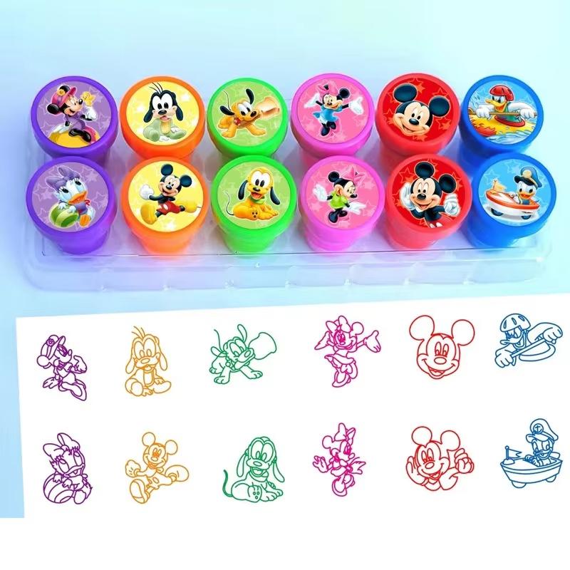 

MINISO Микки Маус Штамп Сувенир для вечеринки Минни Маус Дональд Дак Печать для украшения детского дня рождения Подарок-сувенир