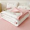 2024 A-Class Quilted Bed Cover Set: 3-Piece, Machine Washable for Dorms and Homes