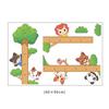 Cartoon Animals Height Measure Wall Sticker Dinosaur Panda Wall Sticker For Kids Room Nursery Child Growth Ruler Growth Chart