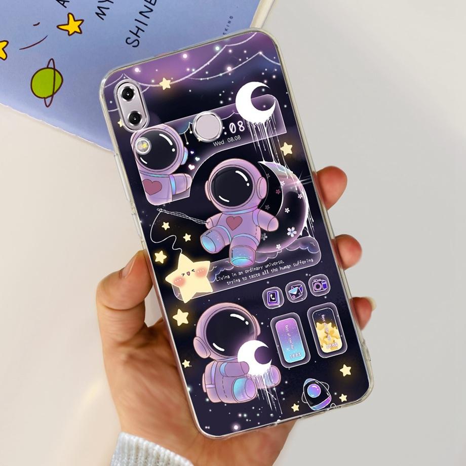 For Asus Zenfone 5 ZE620KL ZF620KL Cover Case Fundas Soft Silicone TPU Clear Phone Cases Protective Coque Astronaut Butterfly