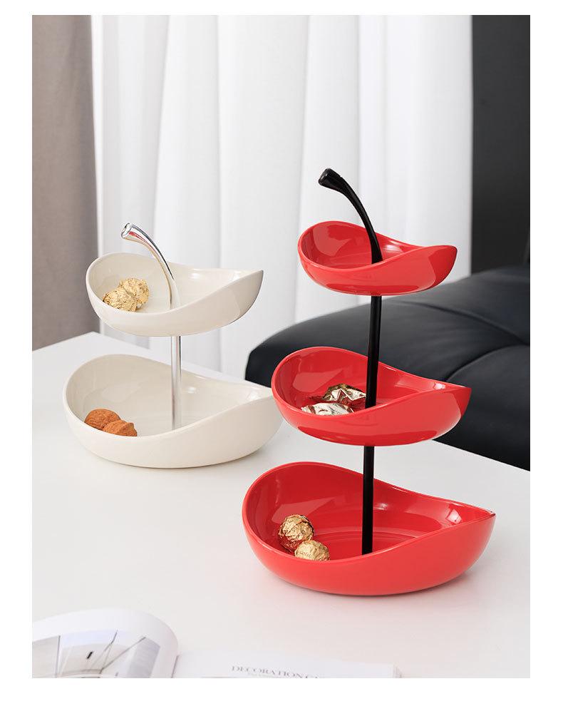 Stylish Ceramic Fruit Bowl for Living Room or Coffee Table Display