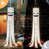 Waterproof Hanging Spooky Flag Luminous Ghost Hanging Decoration  Backyard