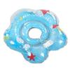 Baby Swimming Ring Thicken Inflatable Prevent Air Leakage Baby Swimming Gear with Bells for Newborn Blue 8.5cm 3.3in