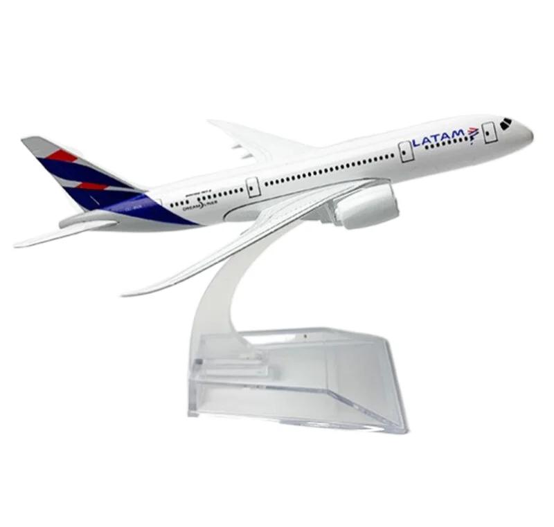 Novelty Gift Set Scale 1:400 16cm Boeing B757 B777 B787 Diecast Airplane Model Aircraft 16cm