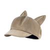 Elegant Cat Ears Shape Cat Ears Berets Woolen Fabric Cute Design Newsboy Hat Japanese Style Retro Berets Casual Occasions
