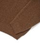 COVERNAT Authentic Wappen Half Zip Knit Brown