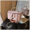 Korean Fashion Versatile Diamond-encrusted Box Bag Women's 2026 Early Spring New Chain Temperament Sweet Shoulder Messenger Bag