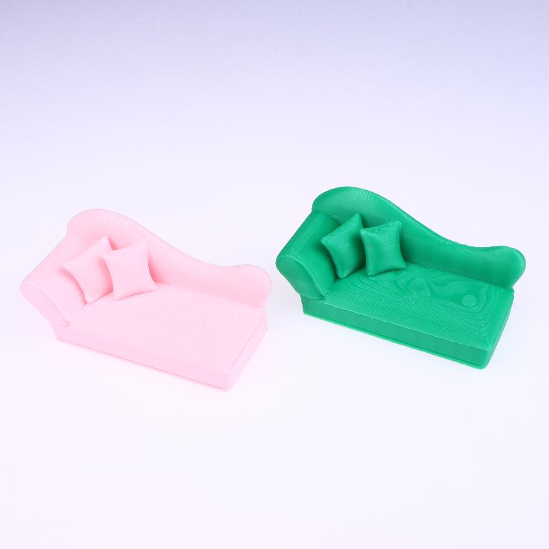 1Pcs French Victorian Style Simulation Mini Furniture Play Home Toy 1:12 Scale Miniature Dollhouse 3D Printed Sofa Model