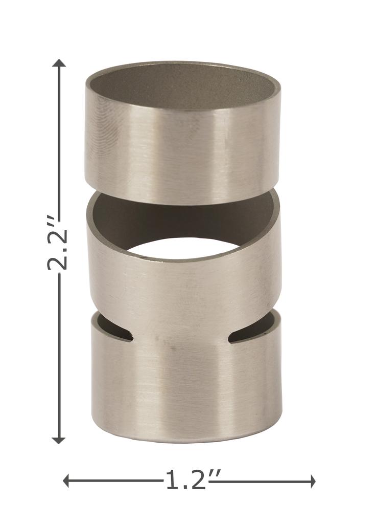 Trifri Toothpick Dispenser Compact Stainless Steel Cocktail Picks Holder For Patio Stool & Dinner Table one circular spiraled Holder