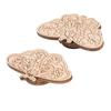 Needle Minder Magnetic Storage Carved Beech Sheet for Cross Stitch Embroidery Handmade Products 3mm