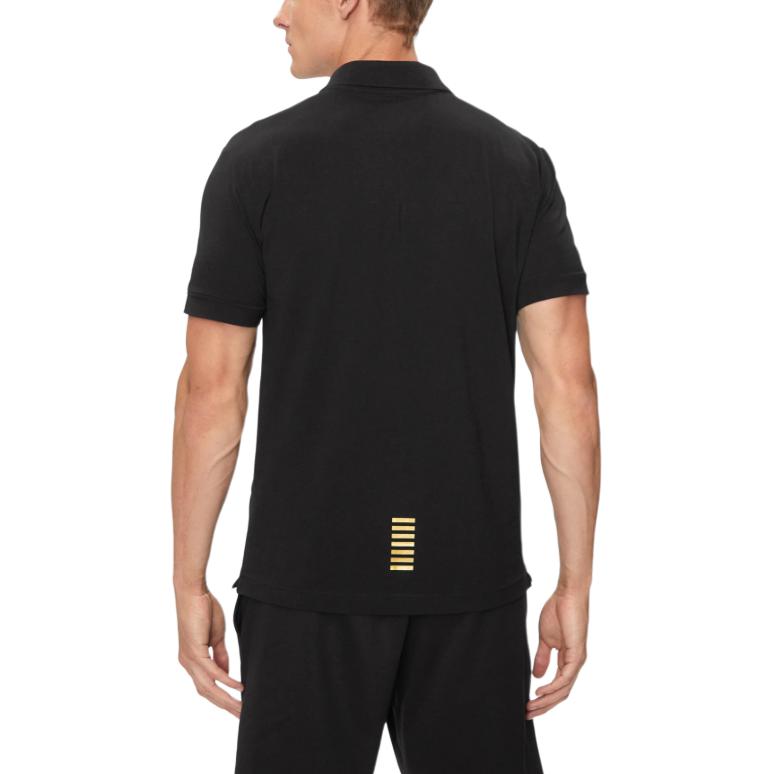 EMPORIO ARMANI EA7 Polo Shirt Men's Black 8NPF14-PJVQZ-0208