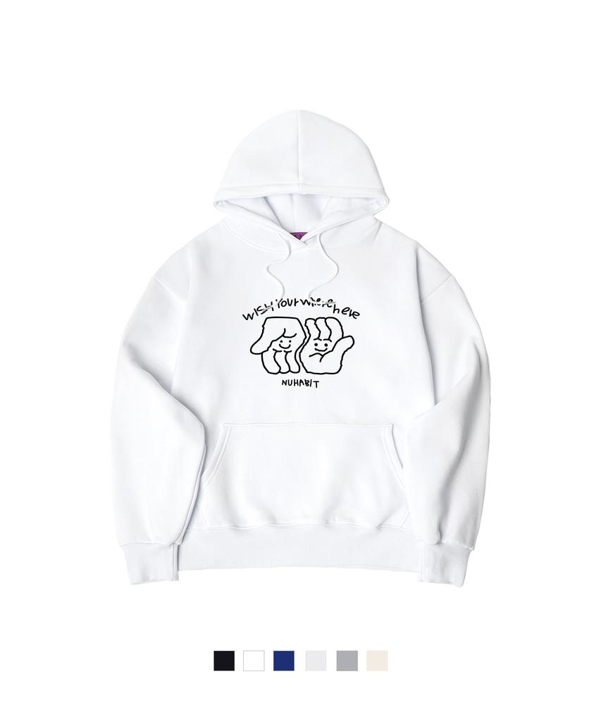 N/H Hands Oversized Fleece-Lined Hoodie (Soh4-1Nh1063)