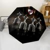 Club Atlético River Plate Print Automatic Umbrella, 8 Rib Iron Frame, Plastic Handle, Suitable for Outdoor Travel &Daily , Ideal Gift