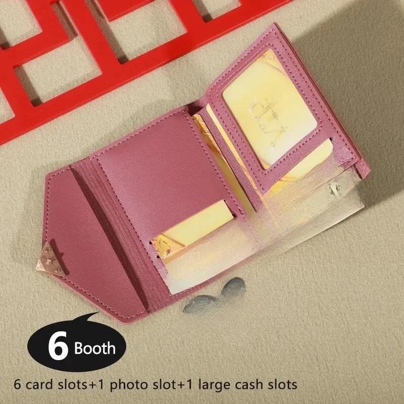 Portofel mic nou pentru femei, portofel scurt, personalizat, drăguț, mini, la modă, portofel zero