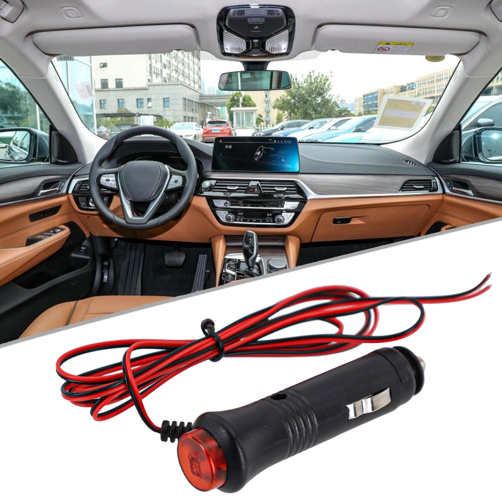 Practical Replacement Convenient High Quality New Power Cord Adapter 1.5M 12V Socket Cord Fitment For 12V Cars China Mainland