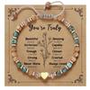 Best Wish Bead Bracelet Wristbands Heart Bracelet Fashion Accessory Adjustable Wrist Chain  Gifts