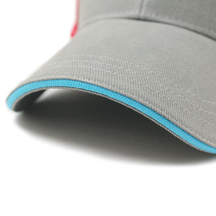 Heiteo Crunchy Ball Cap Gray Red