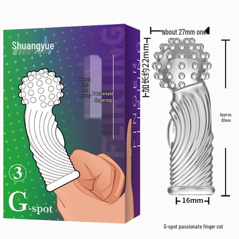 Pleasure Finger Snap-On Sleeve for Unisex Erotic Play