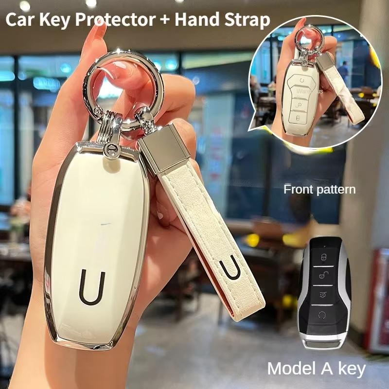For BYD TPU Car Key Seagull/Dolphin/Qin/Han/Tang/Song/SEAL U DM-i/ATTO03 Car Key Decoration Full Cover Protective Case