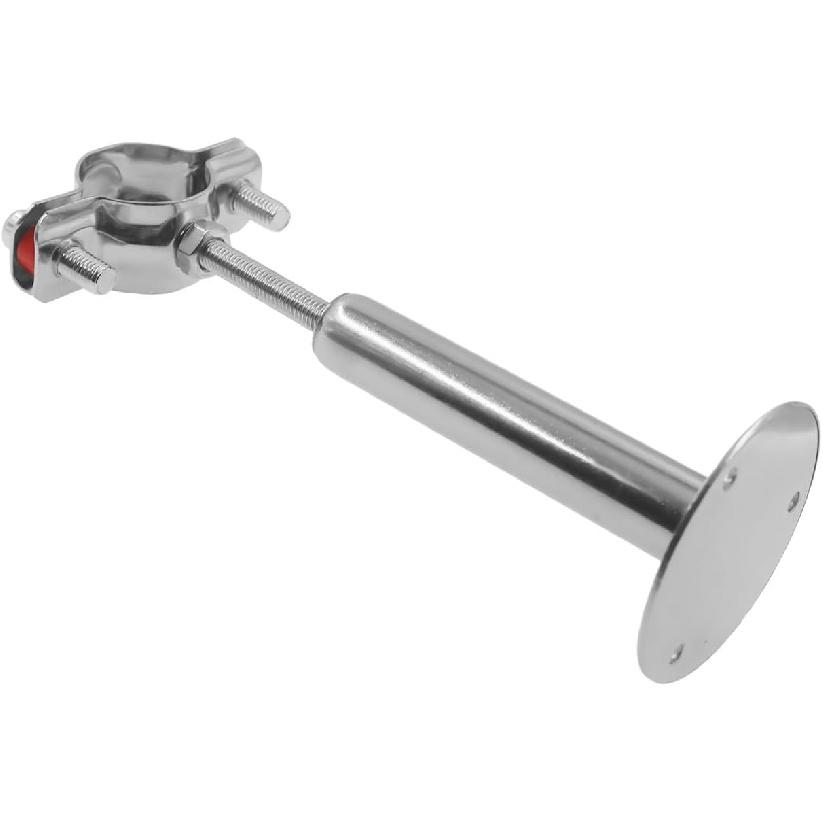 Wall Mount Pipe Supports,Ceiling Mount Pipe Strap Clamp,TTZEZE 304 Stainless Steel Adjustable Pipe Bracket Holder Pipe Straps with Screws for PVC