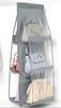 Handtaschen-Hänge-Organizer, Hänge-Geldbörsen-Organizer für Schrank-Organizer, Taschen-Aufbewahrung, Kleiderbügel, Oxford-Stoff, Schrank-Taschen-Organizer