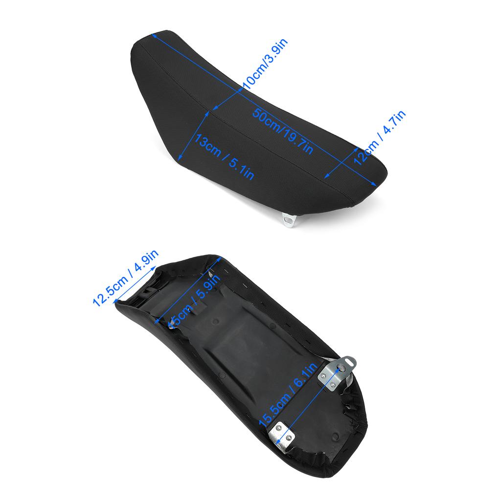 Kompletní sestava sedla vhodná pro KLX110 KX65 Pit Dirt, sedák motocyklu, díly sedadla Pit Dirt.