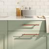 VidaXL Cabinet Handles 10 Pcs, Cupboard Handles, T-Shaped Handles Kitchen Home Interior, Bronze 160 Mm Steel 155375