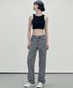 Marop 9107 Summer Wide Denim Pants (Gray)