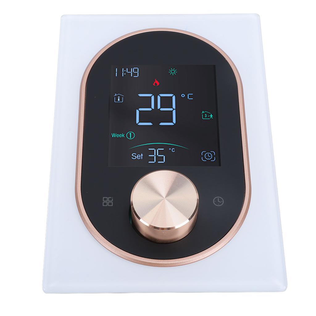 Smart Color Thermostat APP Programmable Touchscreen Knob Control Smart Temperature Controller AC