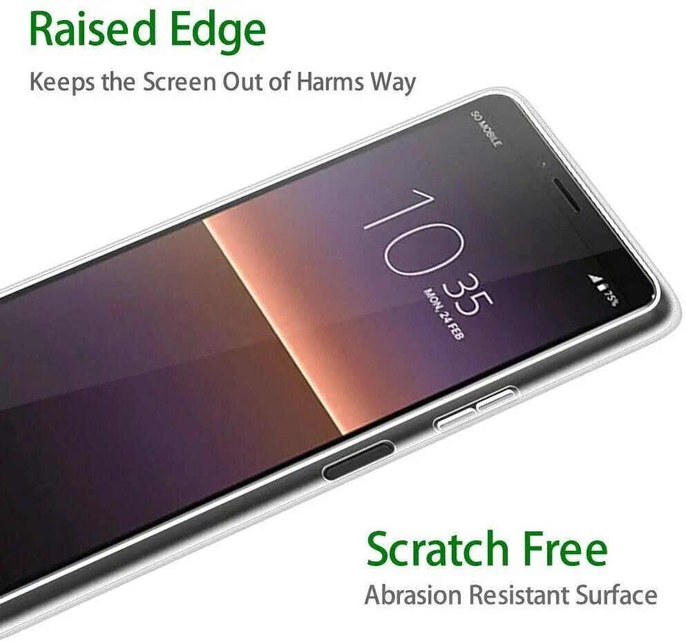 Ultra Thin Transparent Soft Phone Case for Sony Xperia 5 10 1 V 10 5 1 III IV Ace Pro-I XZ4 L4 Clear TPU Silicone Simple Cover