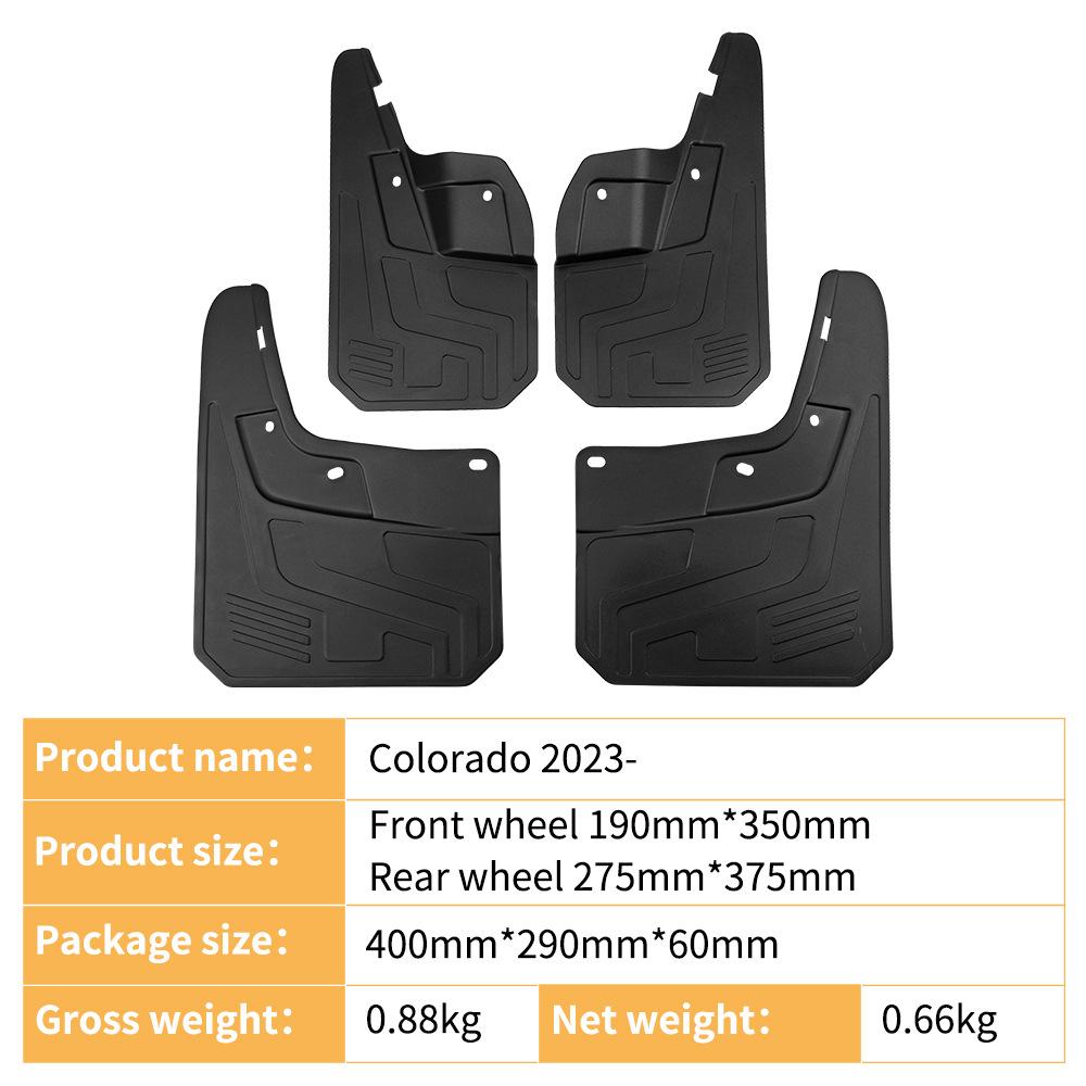 Suitable for Chevrolet Colorado 2025-2024 Foreign Trade Car Tire Soft Fender