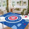 Blackburn Rovers Football Design Dywan z Kryształowego Aksamitu Miękki Dekoracyjny Dywanik do Sypialni Wejścia