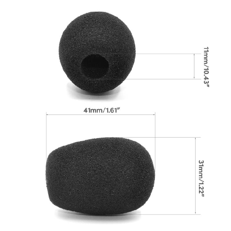 5pcs Enhanced Sound Mic Filter Cover Foam Pad for BlackShark V2 Pro Headphones