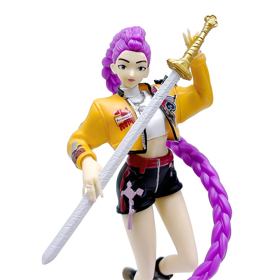 Kpop Demon Hunters Kawayi Figure Toy PVC Model Cartoon Gaming Peripherals Desk Decoration Collection Doll For Fans Gift