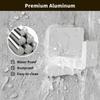 4 Pcs Square Self Adhesive Hooks Adhesive Wall Hooks for Hanging Towel Coats
