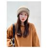 Unisex Herbst Winter Strickmütze Weiche Verdickte Wollmütze Doppelseitiger Ohrenschutz Beanies Mütze Damen Herren