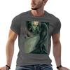 Emo Wolf Meme In Mirror Tshirt Novelty Print Casual Tee Shirt