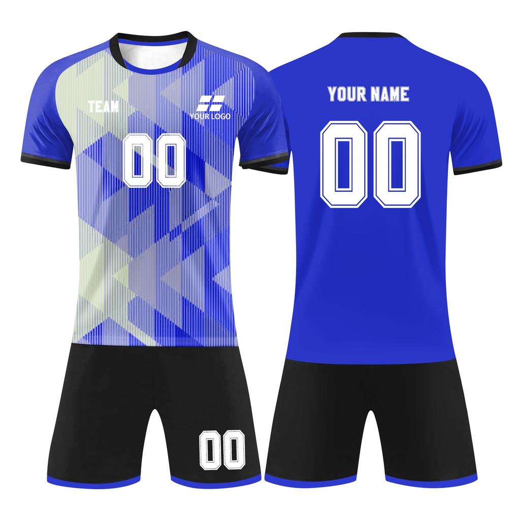 Personalised Shirts Kit Mens Girls With Name Number Custom Football Jerseys For Boys Training Suit