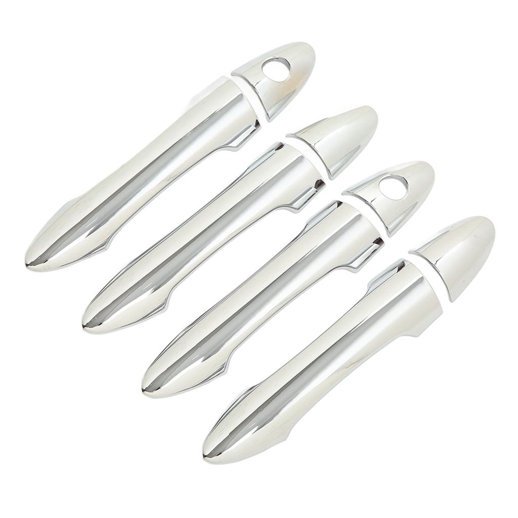 8 Pcs Car Exterior Door Handle Cover ABS Chrome Door Protector for Picanto Morning 2011?2016
