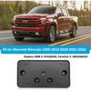 Front License Plate Frame for Chevy Silverado 1500 2019 2020 2021 2022 Front Bumper License Plate Holder Mounting Bracket Replace # GM1068200