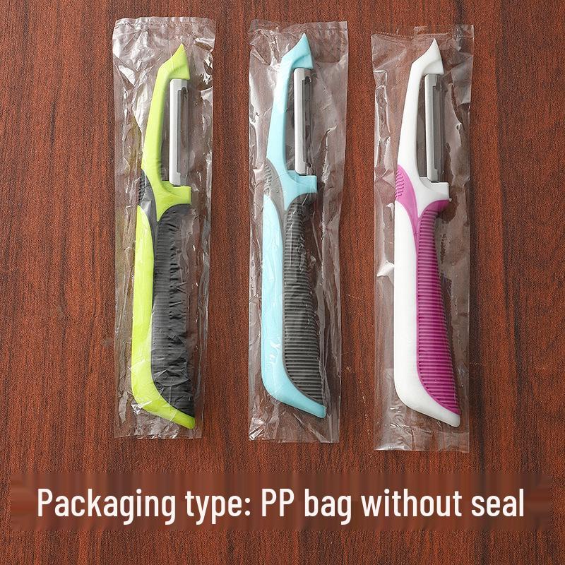 Bunter Edelstahl Obst- und Gemüseschäler – Küchenhelfer zum einfachen Schälen