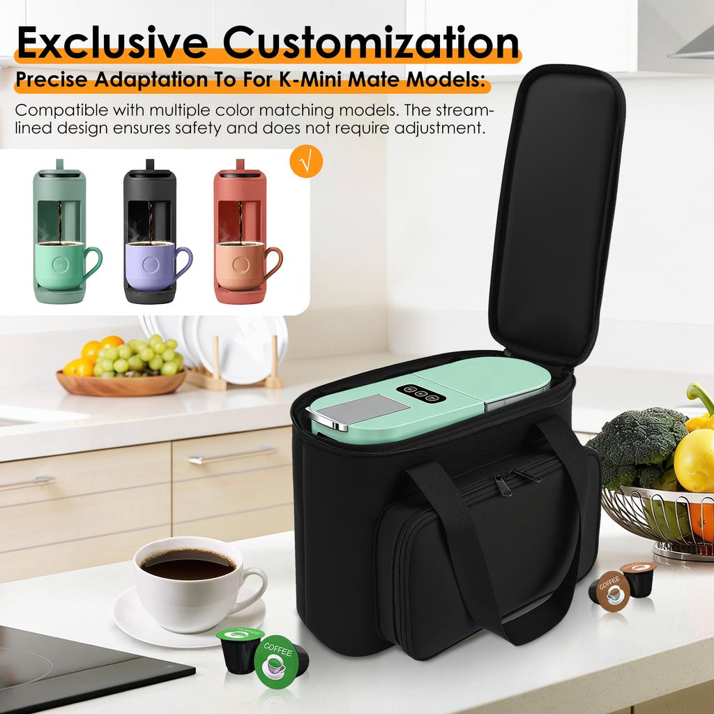 Coffee Maker Travel Bag Oxford Cloth Waterproof Single Serve Coffee Machine Carrying Bag Portable Coffee Maker Storage Tote Bag