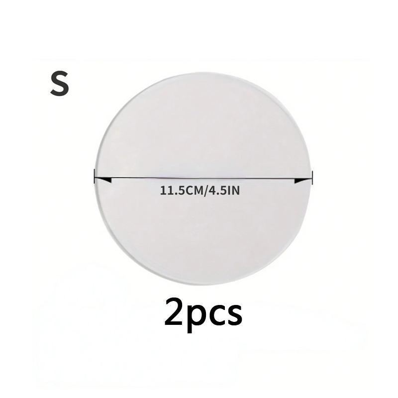 

2 шт. Круглый край Диск для торта Круг Акриловый поднос для выпечки Подставка DIY Многоразовый Топпер для торта Антипригарная акриловая основа для торта Инструмент для выпечки round