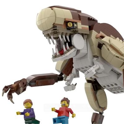 Le Da Gao World Rebirth Surrounding Dinosaurs Tyrannosaurus Rex Building Blocks Model Toy Boy
