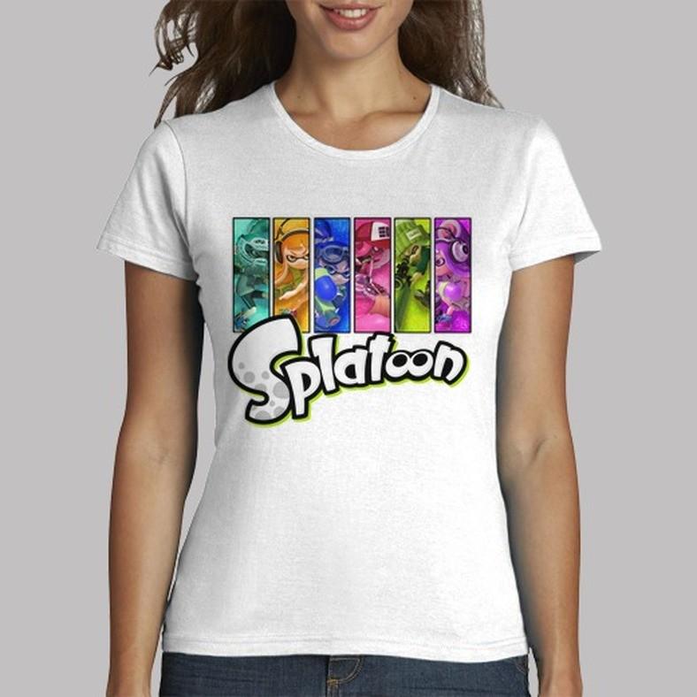 Buy Women's T-Shirt Splatoon Inklings Printed Tops at affordable prices ...