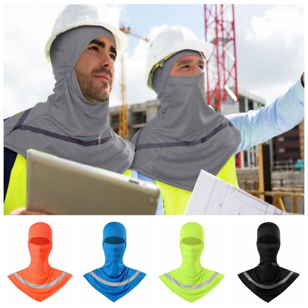 

Пылезащитная маска для лица, солнцезащитная сетка, покрывало для лица, шарфы для пешего туризма, маска-балаклава для отдыха на открытом воздухе жёлтый