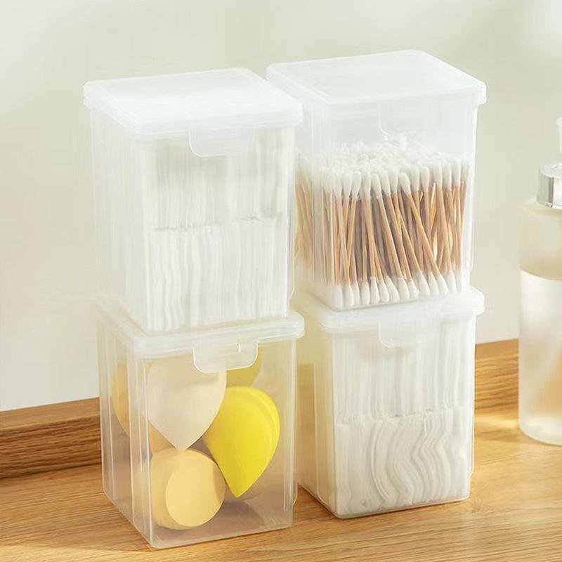1pcs Portable Travel Box Cotton Swab Holder Case Detal Floss Jewelry Organizer Container Dust-proof Jewelry Accessories Box