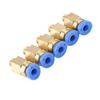 5PCS 3D Printer Accessories PC4 M6 Straight Through Pneumatic Joint Outer Diameter 4MM